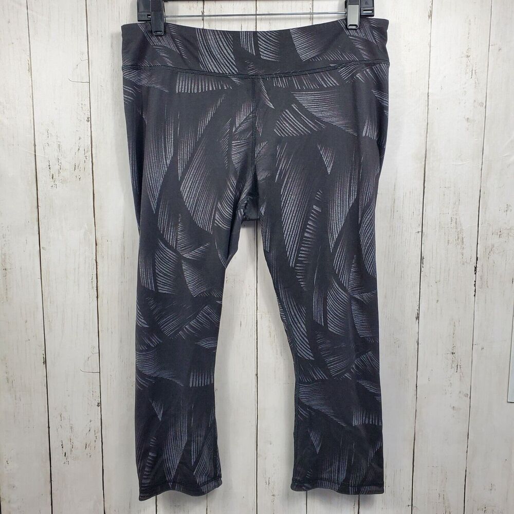 Cascade Sport Performance Activewear Athleisure Leggings Womens Black Sz L Large